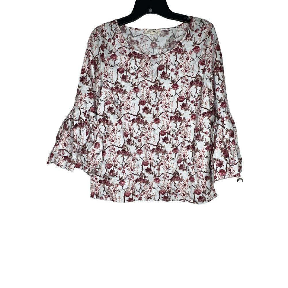 Jane & Delancey Floral Bell Sleeve’s Blouse